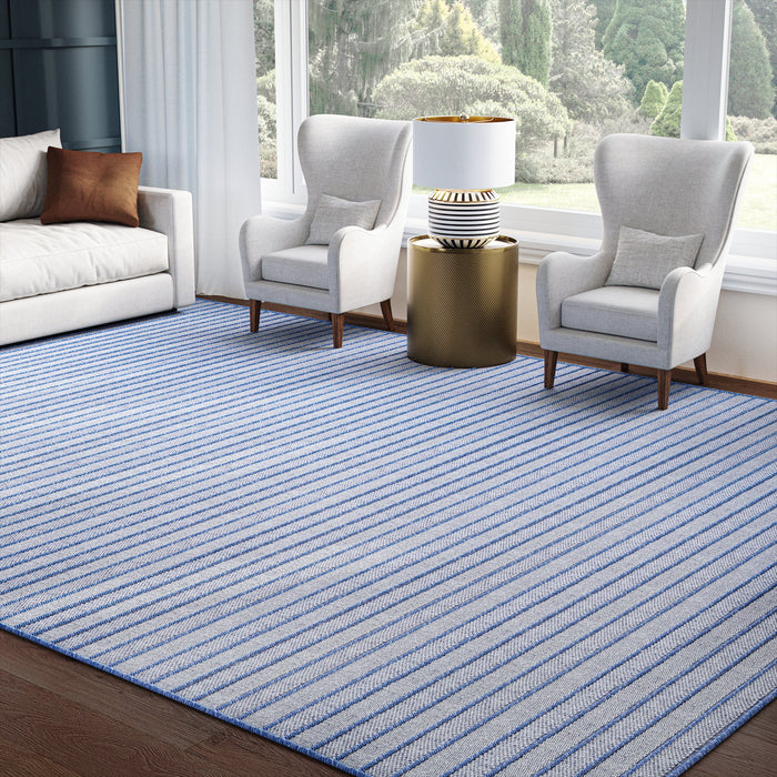 UER0161 Luxury Flat-Weave Synthetic Medium-Pile Rug