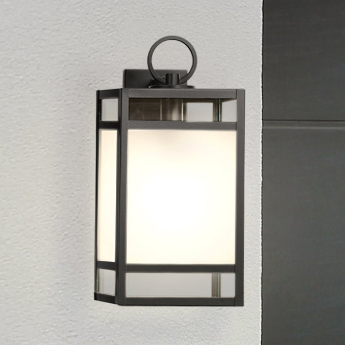 UHP1445 Classic Outdoor Wall Sconce, 18''H x 9"W x 8-3/8''D, Matte Black Finish, Linton Collection