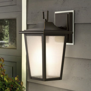 Urban Ambiance - Wall Sconce - UHP1454 Traditional Outdoor Wall Sconce, 15''H x 9 - 5/8"W x 8''D, Antique Bronze Finish, Rolla Collection - 