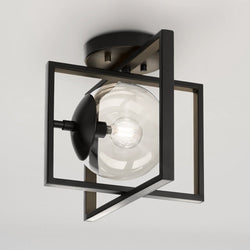 Urban Ambiance - Ceiling Light - UHP4440 Minimalist Indoor Ceiling Light, 9 - 3/4''H x 10"W x 12''D, Matte Black Finish, Canton Collection - 