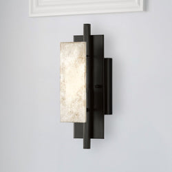 Urban Ambiance - Wall Sconce - UHP4705 Tuscan Indoor Wall Sconce, 15 - 1/8''H x 3 - 5/8"W x 5 - 3/8''D, Matte Black Finish, Gambier Collection - 