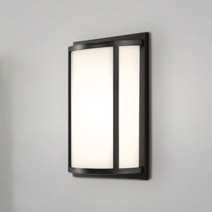 Urban Ambiance - Wall Sconce - UHP4776 Contemporary Indoor Wall Sconce, 12''H x 4"W x 7 - 1/2''D, Matte Black Finish, Coronado Collection - 