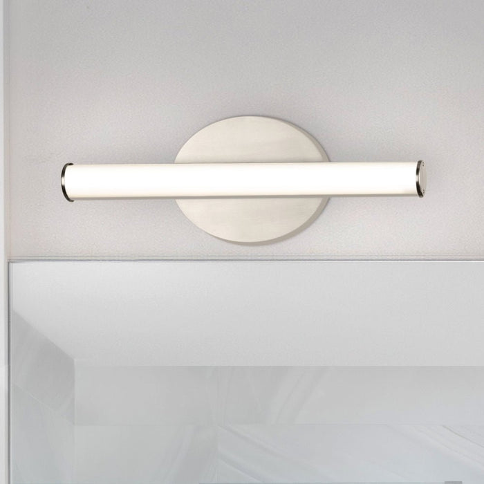 UHP4800 Minimalist Indoor Bath Light, 5-3/48''H x 3"W x 16''D, Brushed Nickel Finish, Winsen Collection