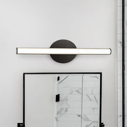 Urban Ambiance - Bath Light - UHP4803 Minimalist Indoor Bath Light, 5 - 3/48''H x 3"W x 24''D, Matte Black Finish, Winsen Collection - 