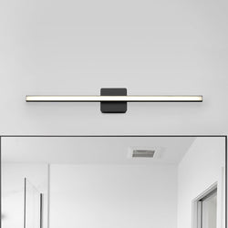 Urban Ambiance - Bath Light - UHP4815 Minimalist Indoor Bath Light, 4 - 13/164''H x 2.09"W x 32''D, Matte Black Finish, Mandan Collection - 