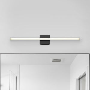 Urban Ambiance - Bath Light - UHP4815 Minimalist Indoor Bath Light, 4 - 13/164''H x 2.09"W x 32''D, Matte Black Finish, Mandan Collection - 