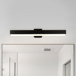 Urban Ambiance - Bath Light - UHP4843 Scandinavian Indoor Bath Light, 4 - 13/164''H x 3"W x 32''D, Matte Black Finish, Flensburg Collection - 