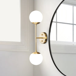 Urban Ambiance - Wall Sconce - UHP4984 Mid Century Modern Indoor Wall Sconce, 24''H x 7 - 1/8"W x 5 - 7/8''D, Brushed Bronze Finish, Cologne Collection - 