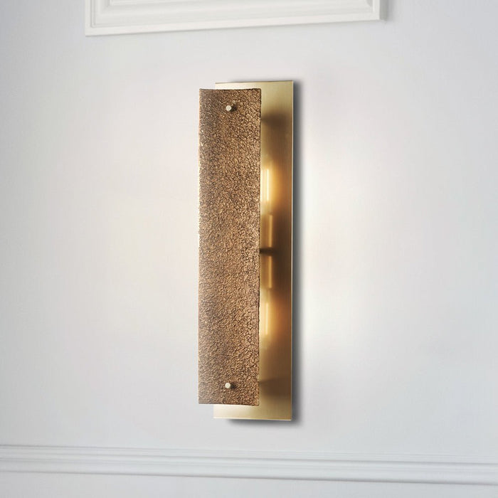 UHP5035 Modern Indoor Wall Sconce, 23-1/2''H x 5"W x 5-7/8''D, Soft Gold Finish, Richmond Collection