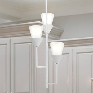 Urban Ambiance - Pendant - UHP5046 Cottagecore Indoor Pendant, 23 - 7/8''H x 12"W x 12''D, White Plaster Finish, Larimore Collection - 