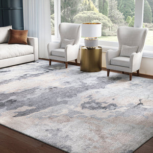 Urban Ambiance - UJR0120 Luxury Hand - Tufted Semi - Synthetic and Synthetic Blend Plush - Pile Rug - 