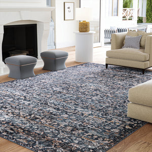 Urban Ambiance - UJR0192 Luxury Power - Loomed Synthetic Low - Pile Rug - 