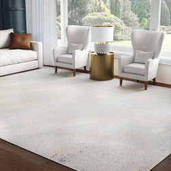 Urban Ambiance - UJR0231 Luxury Power - Loomed Semi - Synthetic and Synthetic Blend Medium - Pile Rug - 