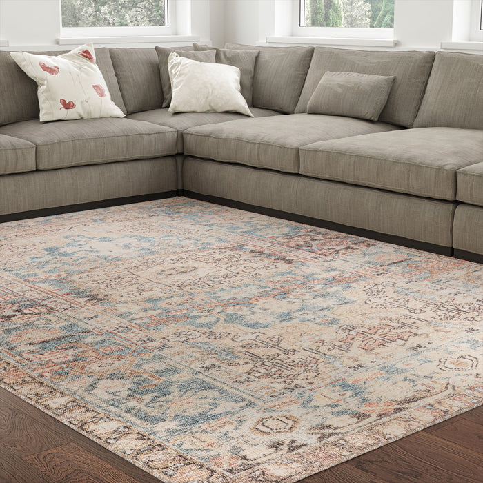 UJR0270 Luxury Power-Loomed Synthetic Low-Pile Rug