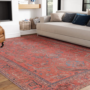 Urban Ambiance - UJR0271 Luxury Power - Loomed Synthetic Low - Pile Rug - 