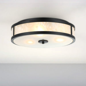 Urban Ambiance - Ceiling Fixture - ULB2457 Contemporary Indoor Ceiling Fixture, 15.7"W x 15.7"D x 4.33"H, Matte Black Finish, Harbor Collection - 