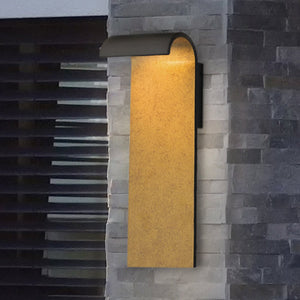 Urban Ambiance - Wall Sconce - UQL1980 Contemporary Outdoor Wall Sconce, 16''H x 6''W x 4.75''D, Matte Black Finish, Mayville Collection - 