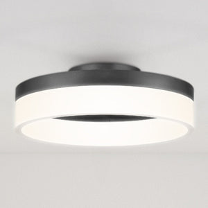 Urban Ambiance - Ceiling Light - UQL4651 Casual Indoor Ceiling Light, 4.00''H x 11.75''W x 11.75''D, Oil Rubbed Bronze Finish, Woodley Collection - 