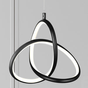 Urban Ambiance - Pendant - UQL4790 Modern Indoor Pendant, 7.75''H x 7.50''W x 3.50''D, Matte Black Finish, Billings Collection - 