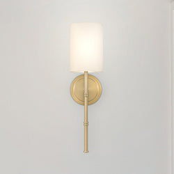 Urban Ambiance - Wall Sconce - UQL5040 Vintage Indoor Wall Sconce, 19.00''H x 5.00''W x 6.50''D, Aged Brass Finish, Rugby Collection - 