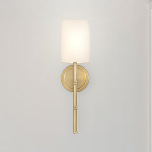 Urban Ambiance - Wall Sconce - UQL5040 Vintage Indoor Wall Sconce, 19.00''H x 5.00''W x 6.50''D, Aged Brass Finish, Rugby Collection - 