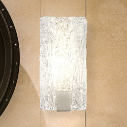 Urban Ambiance - Wall Sconce - UQL5205 Contemporary Indoor Wall Sconce, 12.00''H x 6.00''W x 3.75''D, Polished Chrome Finish, Riga Collection - 