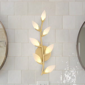 Urban Ambiance - Wall Sconce - UQL5371 Glam Indoor Wall Sconce, 20.5''H x 8.75''W x 2.5''D, Soft Gold Finish, Tallinn Collection - 