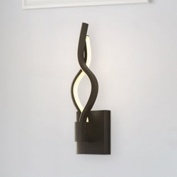 Urban Ambiance - Wall Sconce - UQL5430 Contemporary Indoor Wall Sconce, 15.75''H x 4.5''W x 3.5''D, Matte Black Finish, Medina Collection - 