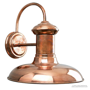 Solid copper wall light shops no. 6010HM