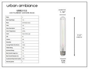 UBB2152 Luxury LED Bulbs, 25W Equivalent, Vintage Edison Style