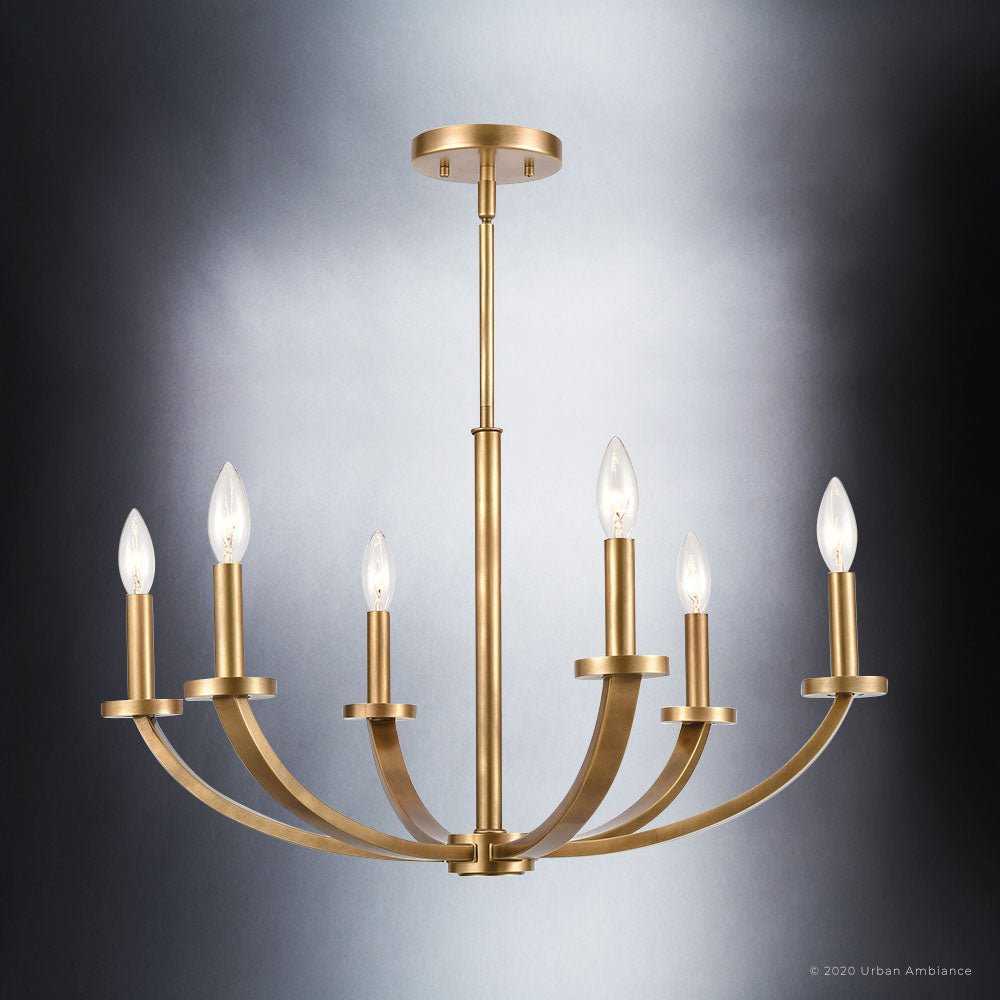 How to Modernize a Traditional Brass Chandelier