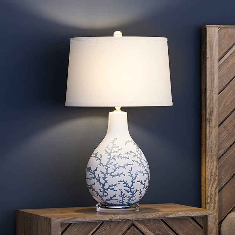 Blue and White Mini Lamp - Monticello Shop