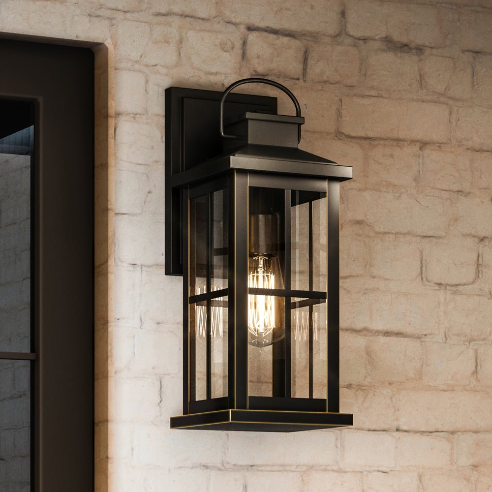 UHP1153 Craftsman Outdoor Wall Light, 16 x 9, Olde Bronze Finish, Essen Collection
