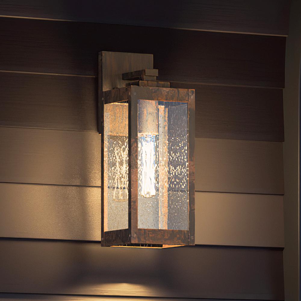 UQL1632 Modern Farmhouse Outdoor Wall Sconce 14 25 H X 5 W Bygone B   Uql1632 Modern Farmhouse Wall Sconce 1425h X 5w Bygone Bronze Finish Quincy Collection 302961 1200x1200 