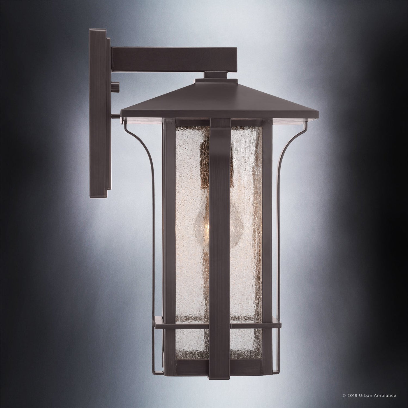 UHP1153 Craftsman Outdoor Wall Light, 16 x 9, Olde Bronze Finish, Essen Collection